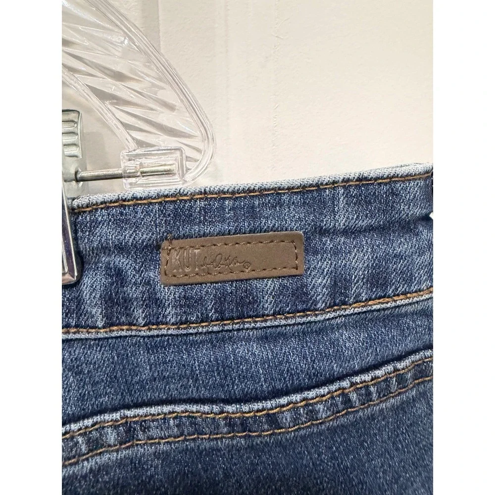 Kut from the Kloth Women Jeans Amy‎ Ankle Straight Leg Blue 24W